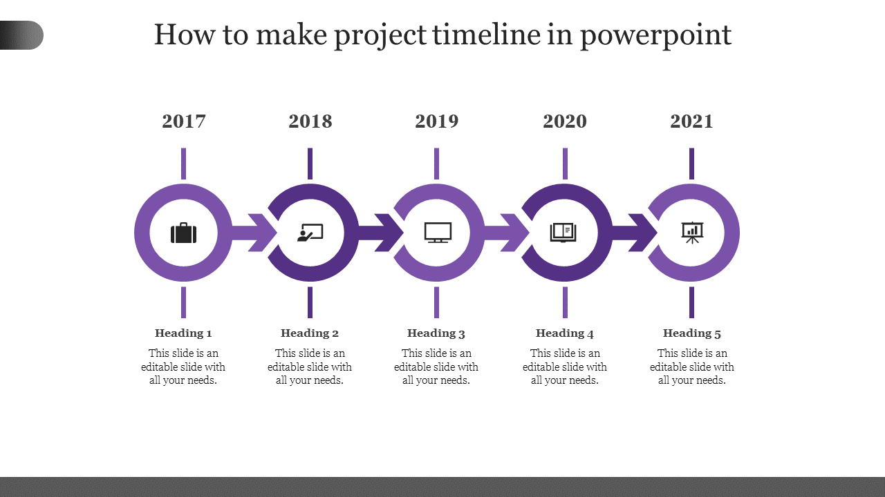 Free - Creative Insert Project Timeline In PowerPoint Slide